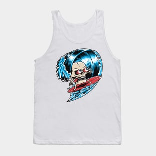 Skull Surfing Tank Top